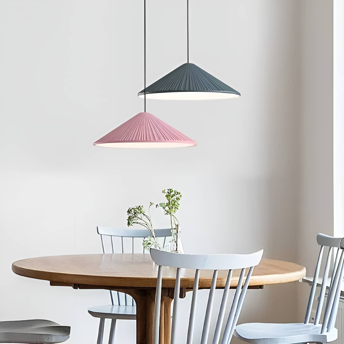 Decorative Resin Modern Dining Room Pendant Light with Cone Shade