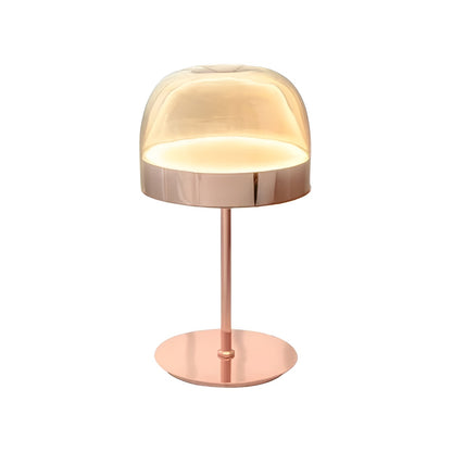 Equatore Modern LED Colored Glass Table Lamp for Bedroom