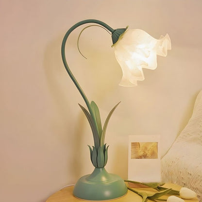 French Tiffany Flower Table Light