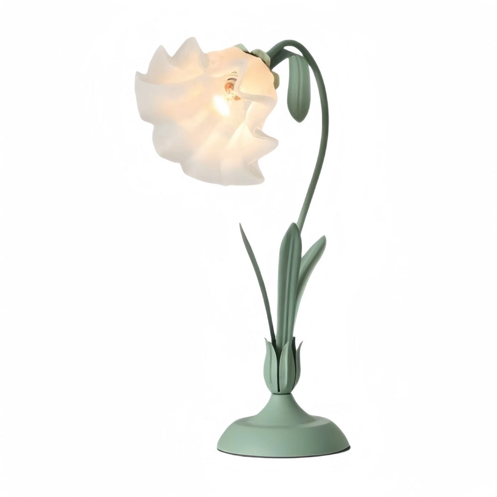 French Tiffany Flower Table Light