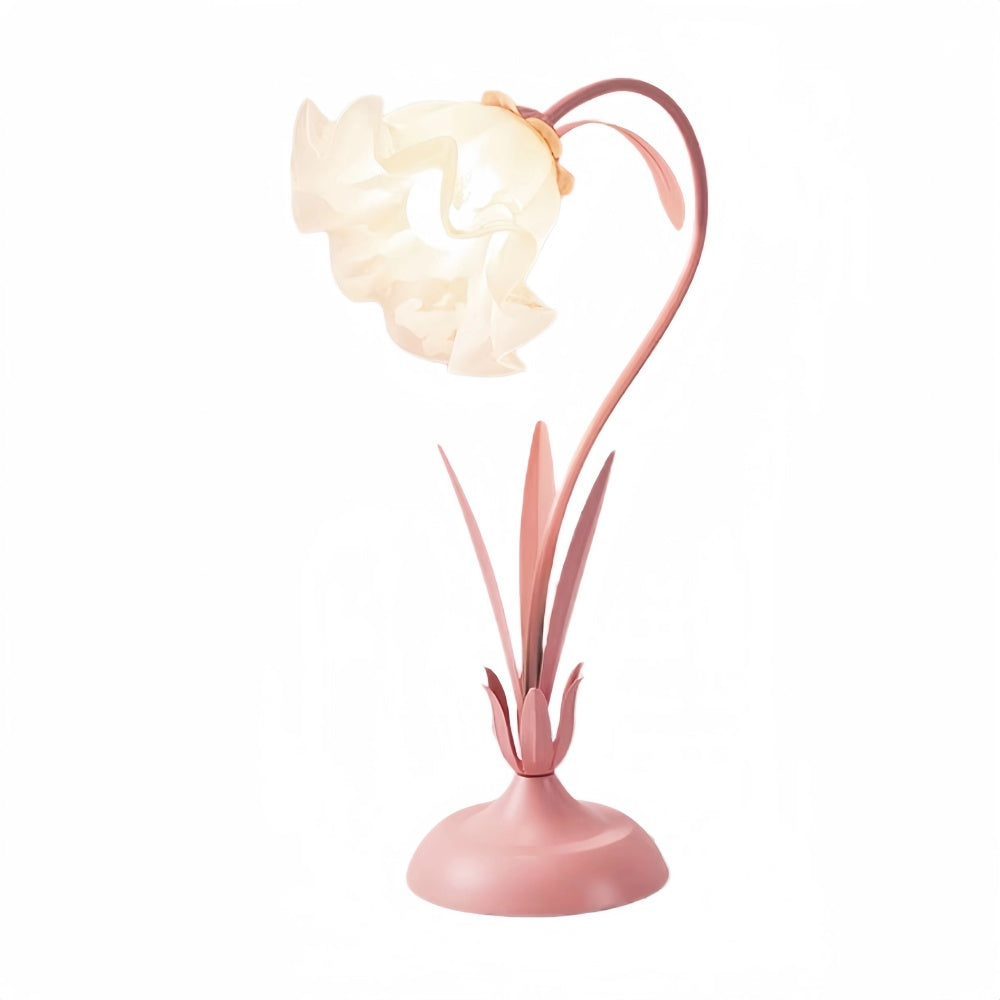 French Tiffany Flower Table Light