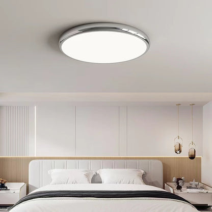 French Bauhaus Design Round Ceiling Light