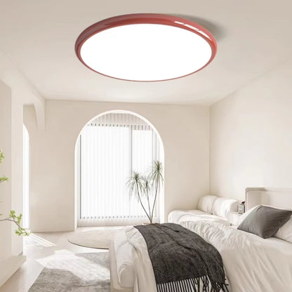 French Bauhaus Design Round Ceiling Light