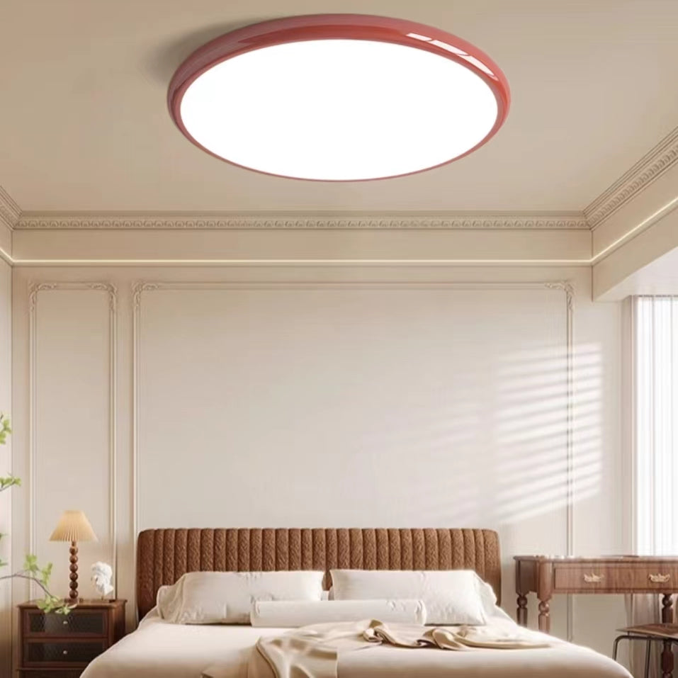 French Bauhaus Design Round Ceiling Lamp