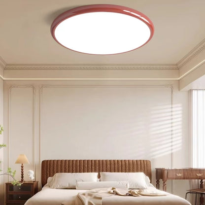 French Bauhaus Design Round Ceiling Lamp