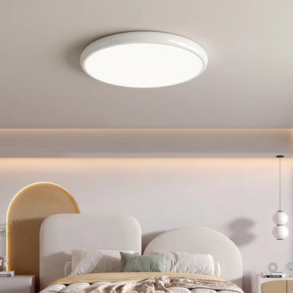 French Bauhaus Design Round Ceiling Light