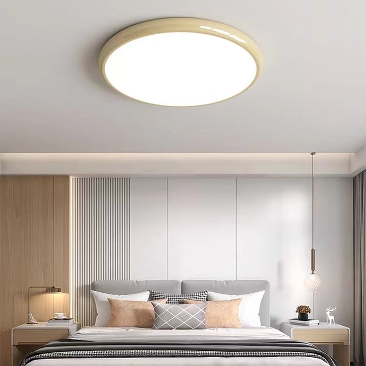 French Bauhaus Design Round Ceiling Light