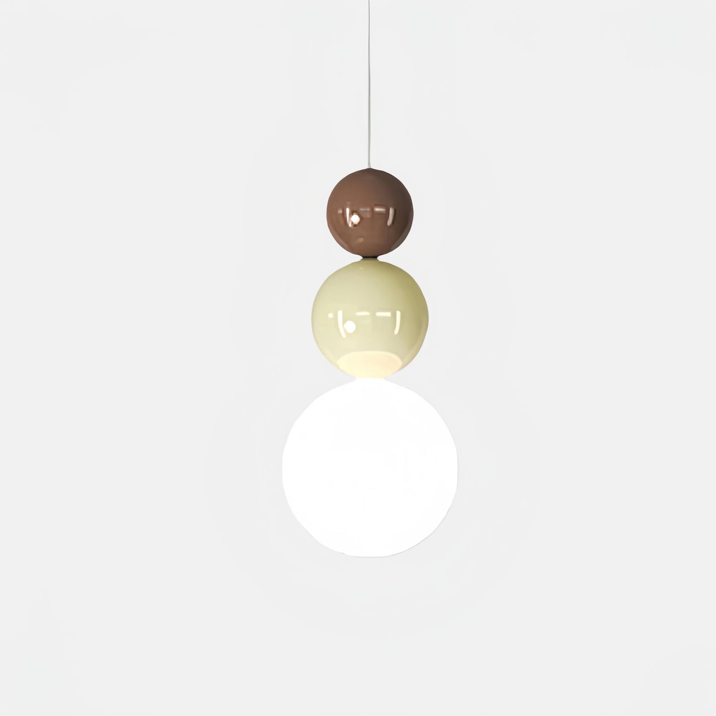 French Cream Multi Pearl Pendant Lamp