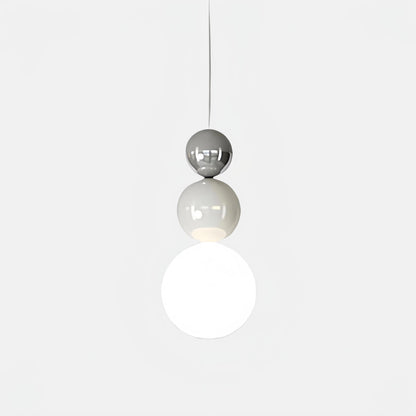 French Cream Multi Pearl Pendant Lamp