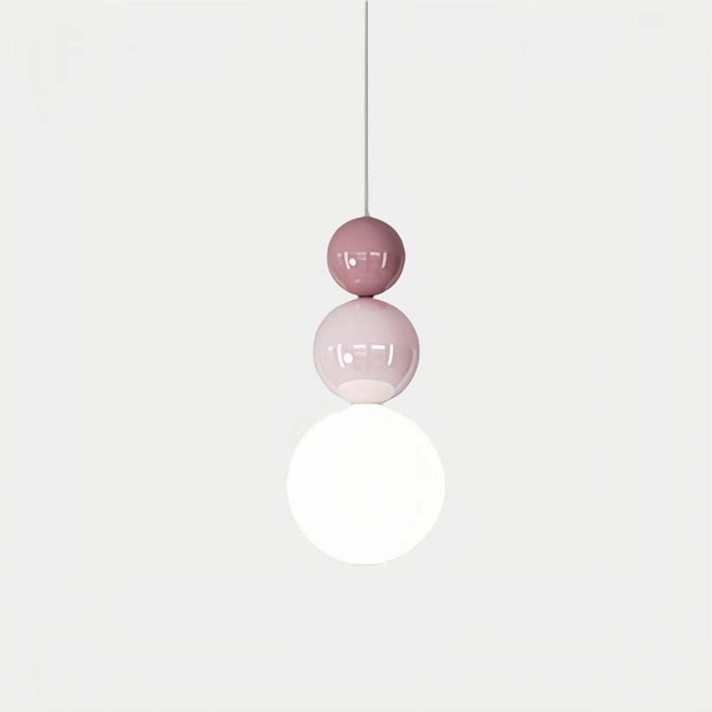 French Cream Multi Pearl Pendant Lamp