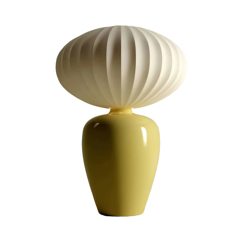 French Design Silk Ceramic Table Lamp