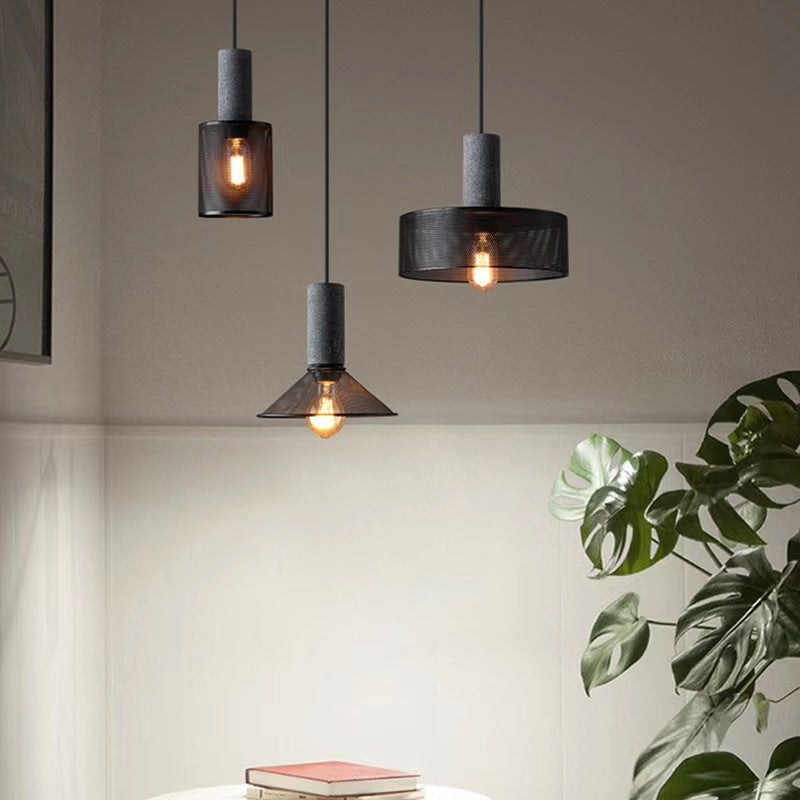 Industrial Style American Retro Cement Pendant Light