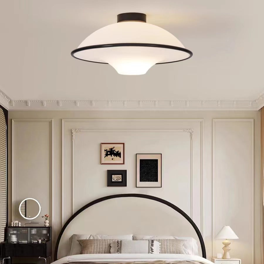 Italian Style Minimalist UFO Bedroom Ceiling Light