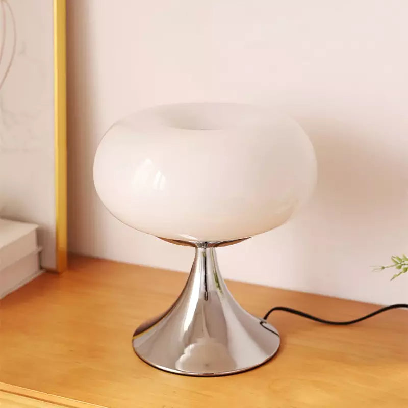 Italian Creative Bauhaus Donut Glass Table Lamp