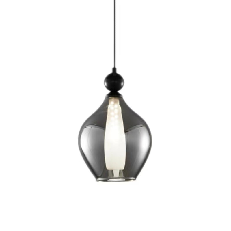 Italian Design Smoke Gray Pendant Lamp