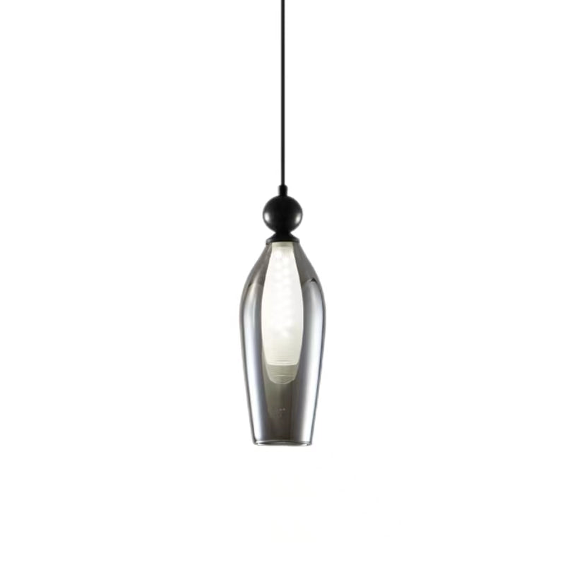 Italian Design Smoke Gray Pendant Lamp