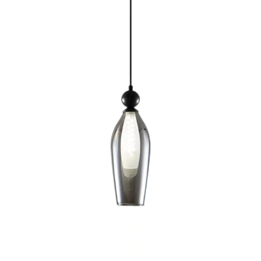 Italian Design Smoke Gray Pendant Lamp