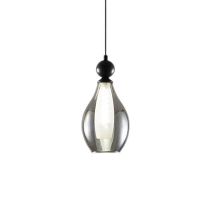 Italian Design Smoke Gray Pendant Lamp