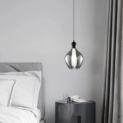 Italian Design Smoke Gray Pendant Lamp