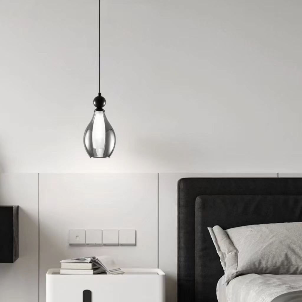 Italian Design Smoke Gray Pendant Lamp