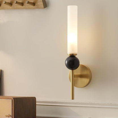 Italian Luxury Marble Brass Wall Lamp