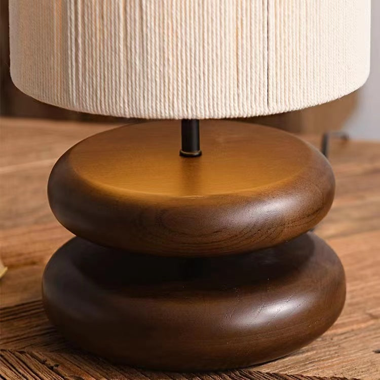 Japanese Style Retro Wooden Table Lamp