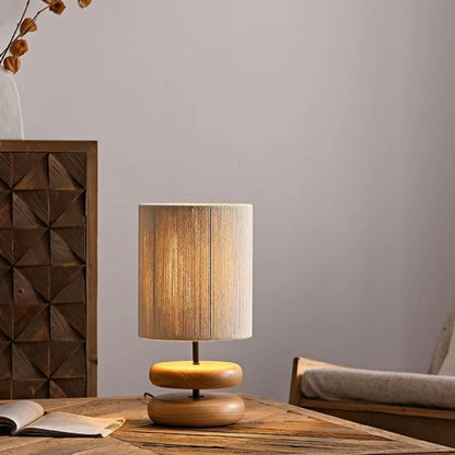 Japanese Style Retro Wooden Table Lamp