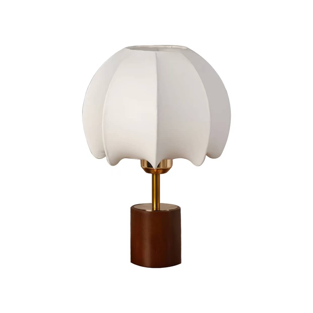 Japanese Lantern Wood Cloth Table Lamp
