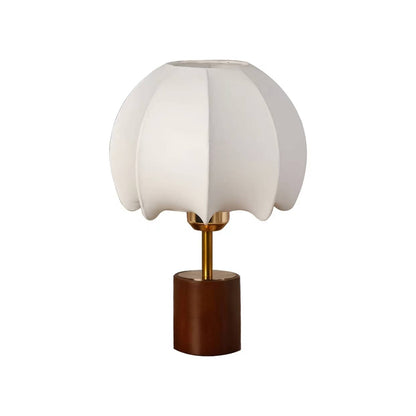 Japanese Lantern Wood Cloth Table Lamp