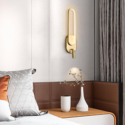 Nordic Style Minimalist Copper Wall Lamp