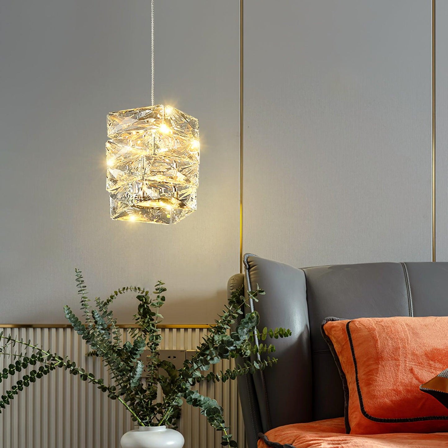 Irregular Leuchten Postmodern Crystal Pendant Lamp