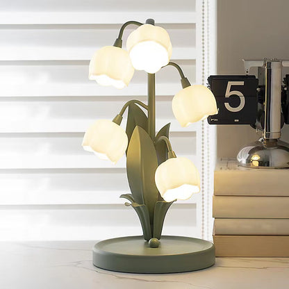 Lily Of The Valley Art Deco Table Lamp