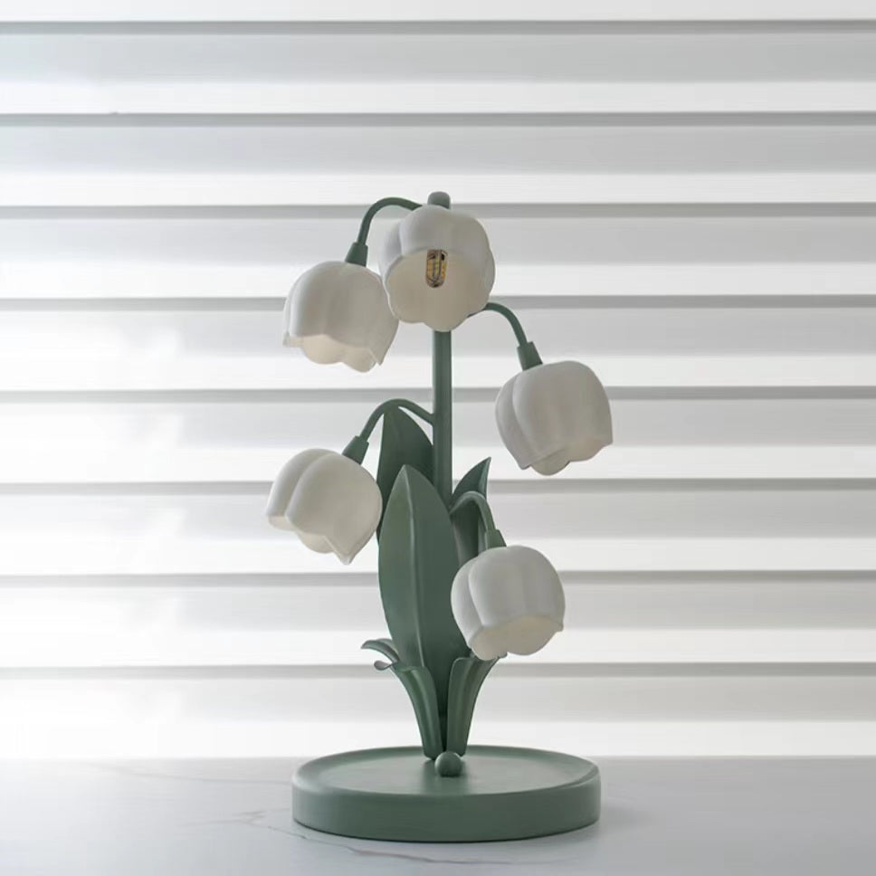 Lily Of The Valley Art Deco Table Lamp