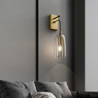 Luxury Modern Creative Copper Wall Lamp