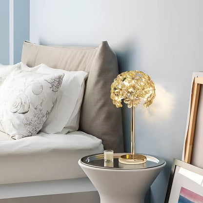 Luxury Dandelion Flower Crystal Table Lamp