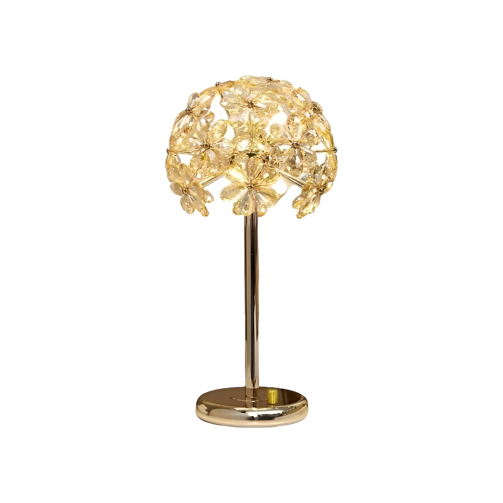 Luxury Dandelion Flower Crystal Table Lamp