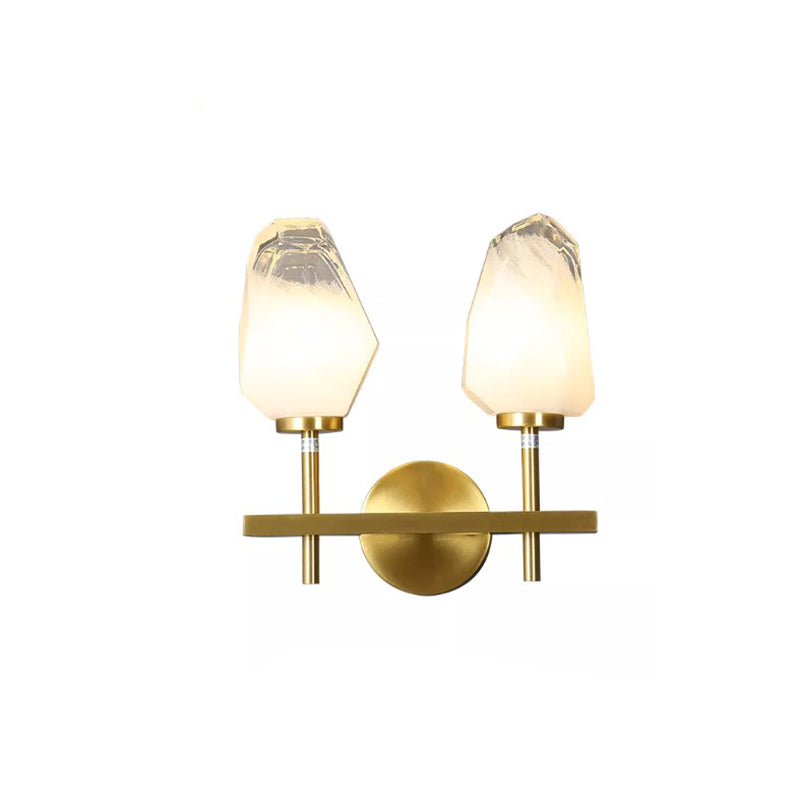 Luxury Glass Creative Copper Wall Lamp