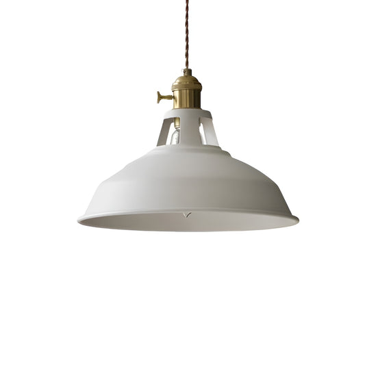 Macaron Color Metal Scandi Industrial Pendant Light for Dining Area