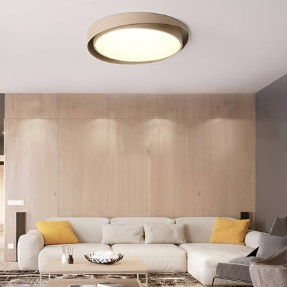 Macaron Bunte runde Deckenlampe Metall