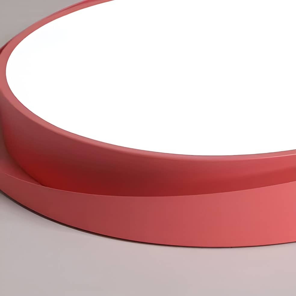 Macaron Bunte runde Deckenlampe Metall