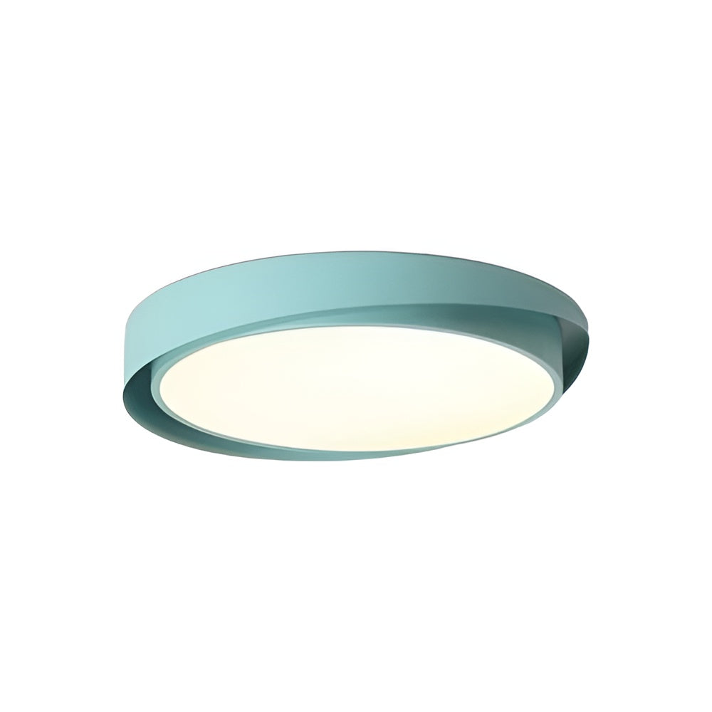 Macaron Bunte runde Deckenlampe Metall