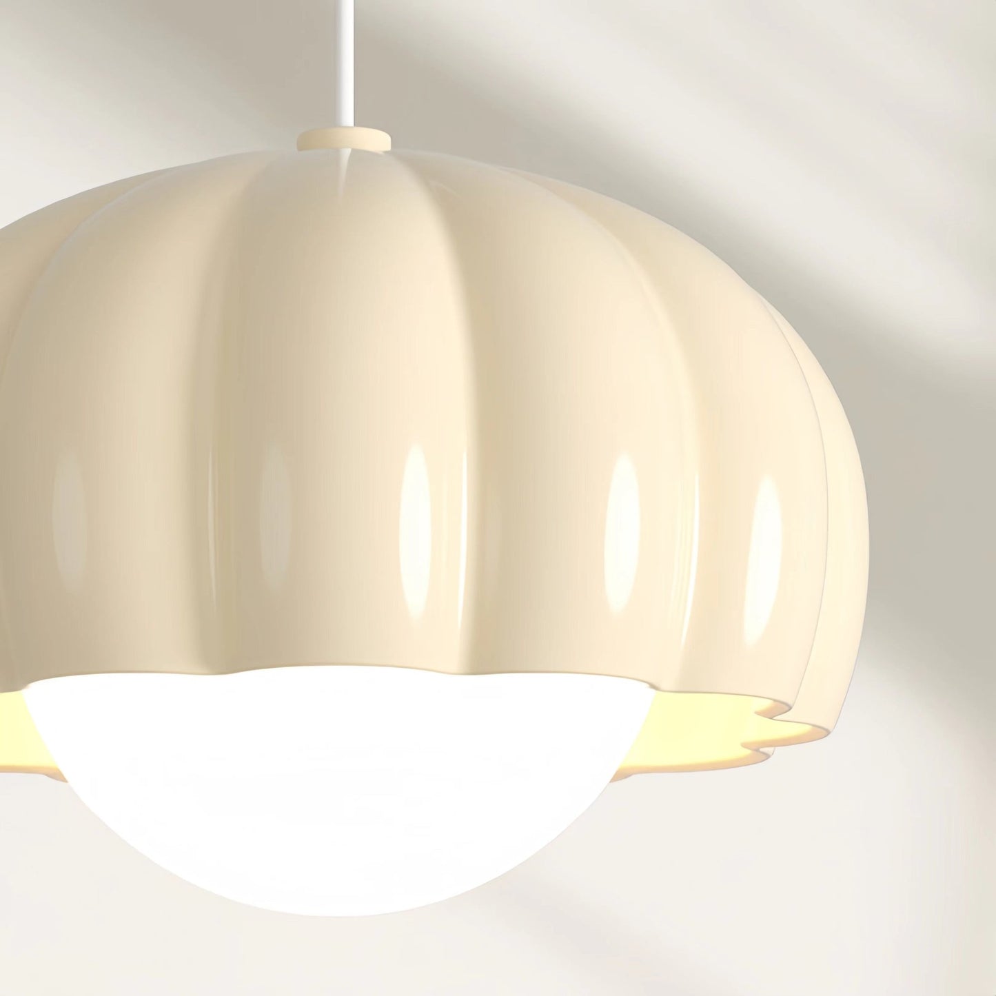 Macaron Resin Pumpkin Globe Pendant Light 