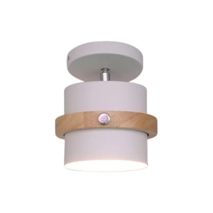 Macaron Style Adjustable Semi Flush Ceiling Lamp