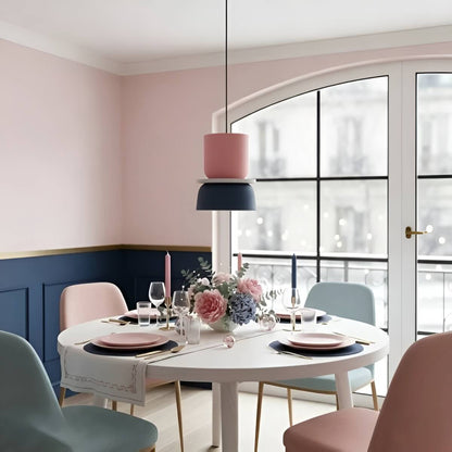 Macaron Color Block Modern Pendant Light for Kitchen Island
