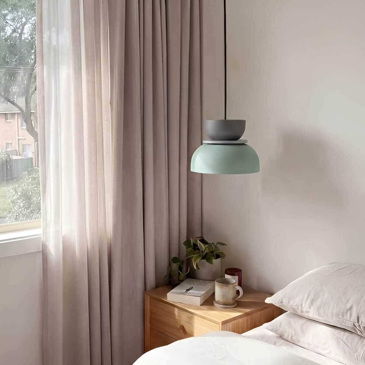 Macaron Color Block Modern Pendant Light for Kitchen Island