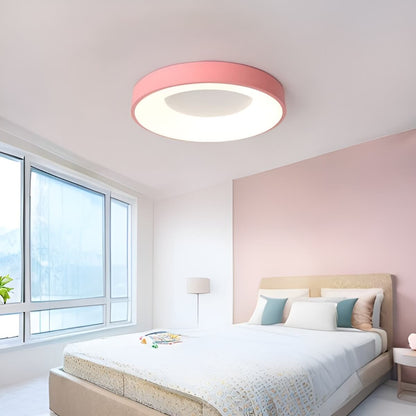 Macaron Round Acrylic LED Bedroom Ceiling Light