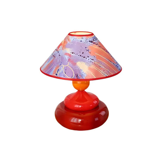 Memphis Stacked Stone Colorful Table Lamp