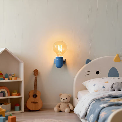 Memphis Style Small Colorful Ceramic Wall Light for Nursery