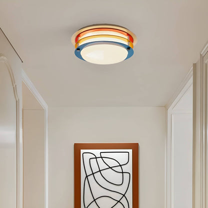 Memphis Colorful Layered Ring Ceiling Light