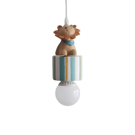 Memphis Dreamy Small Animal Colorful Pendant Light for Nursery